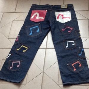 Music Note Jeans.     Sz 40